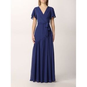 Lauren Ralph Lauren Crinkled Georgette Gown